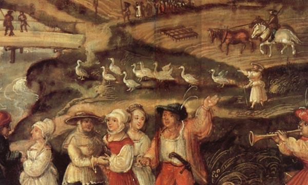 Joachim Beuckelaer Detail of A Village Celebration Germany oil painting art